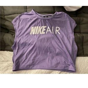 Nike dry fit sleeveless crop top